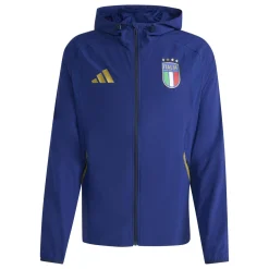 adidas Italië Tiro Travel Trainingspak Full-Zip 2026-2028 Blauw Goud