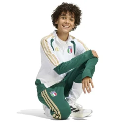 adidas Italië Trainingsbroek 2026-2028 Kids Groen Wit Goud