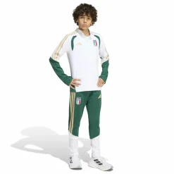 adidas Italië Trainingspak 1/4-Zip 2025-2028 Kids Wit Groen Goud
