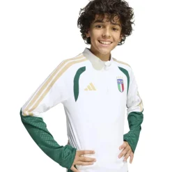 adidas Italië Trainingspak 1/4-Zip 2025-2028 Kids Wit Groen Goud
