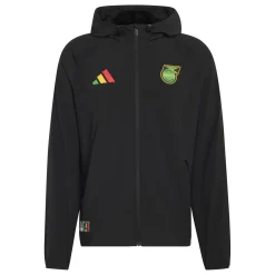 adidas Jamaica x Bob Marley Tiro Travel Trainingsjack 2026-2028 Zwart Groen Geel Rood
