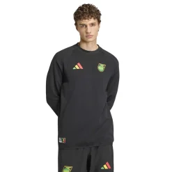 adidas Jamaica x Bob Marley Tiro Travel Crew Trainingspak 2026-2028 Zwart Groen Geel Rood