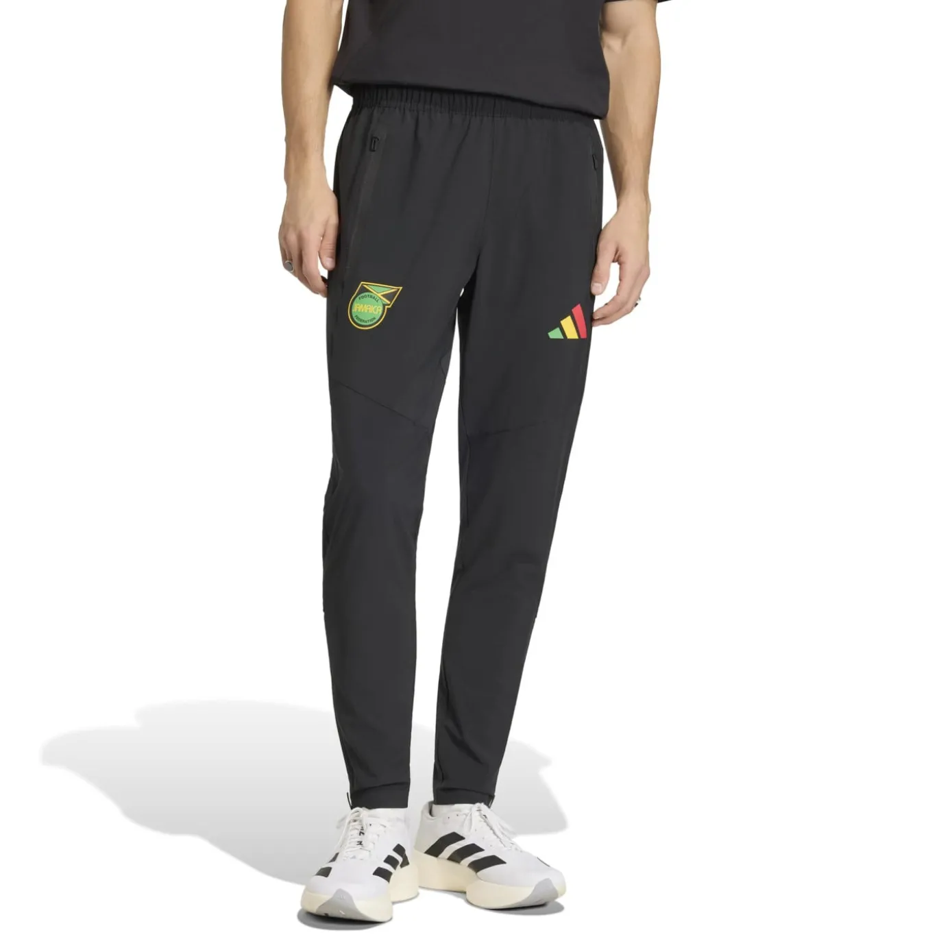 adidas Jamaica x Bob Marley Tiro Travel Crew Trainingspak 2026-2028 Zwart Groen Geel Rood