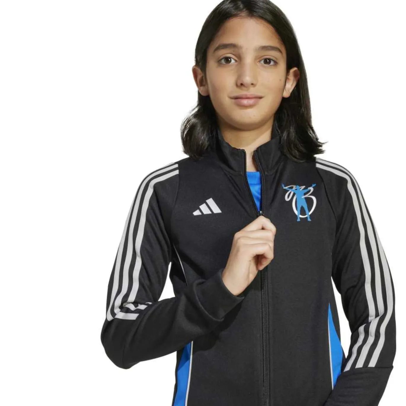 adidas Jude Bellingham Trainingspak Kids Zwart Blauw