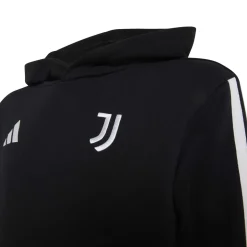 adidas Juventus DNA Hoodie 2026-2027 Kids Zwart Wit