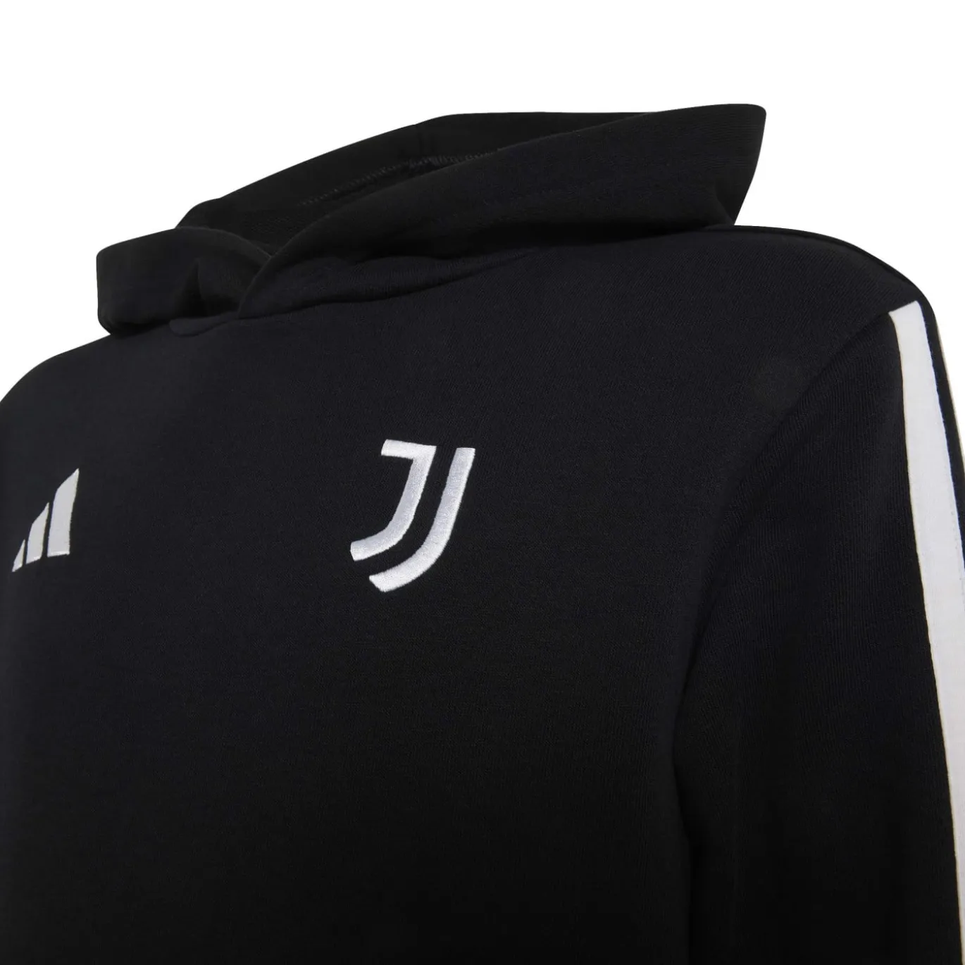 adidas Juventus DNA Hoodie 2026-2027 Kids Zwart Wit