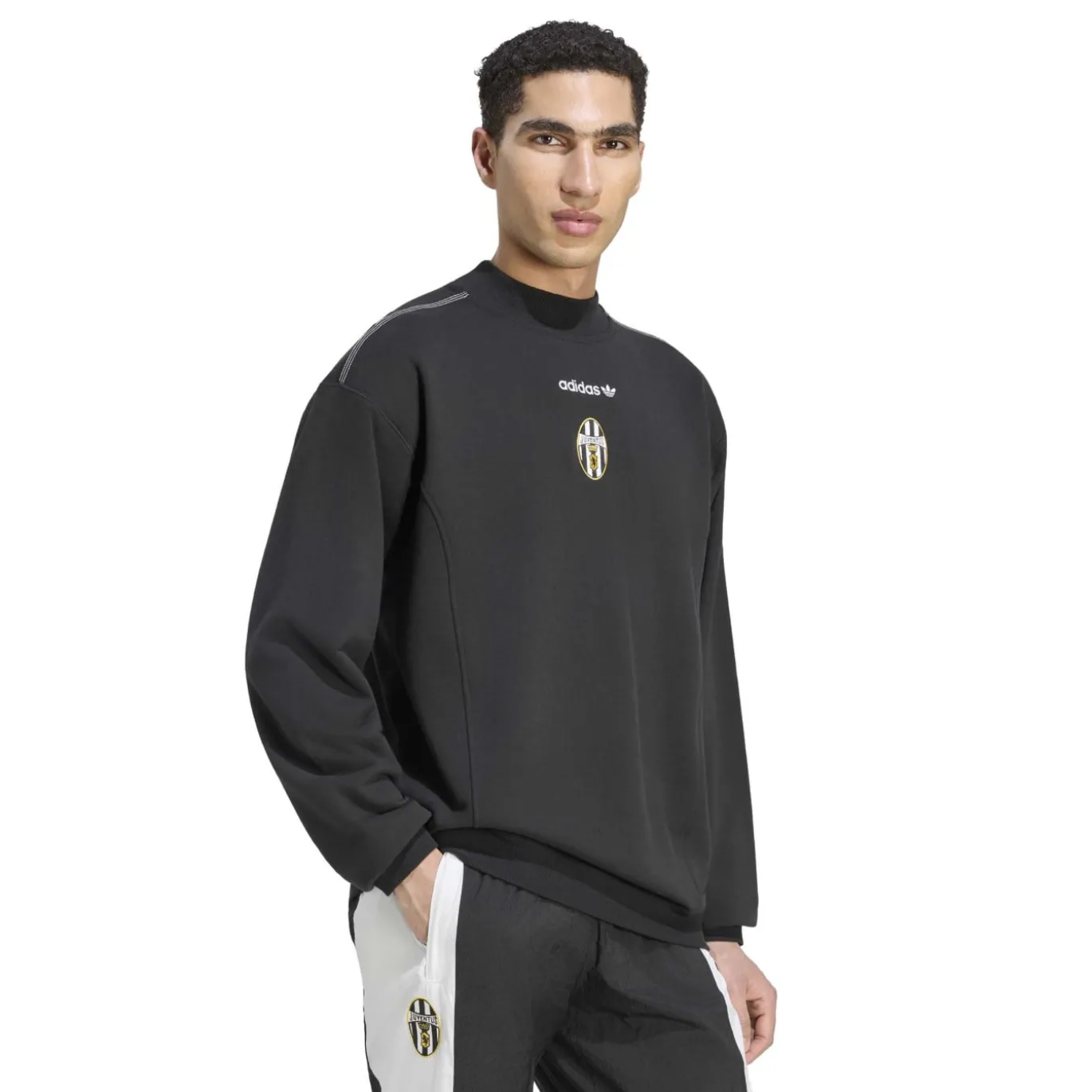 adidas Juventus EQT Crew Sweater 2026-2027 Zwart Wit