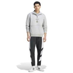 adidas Juventus EQT Trainingspak 1/4-Zip Grijs Zwart Wit