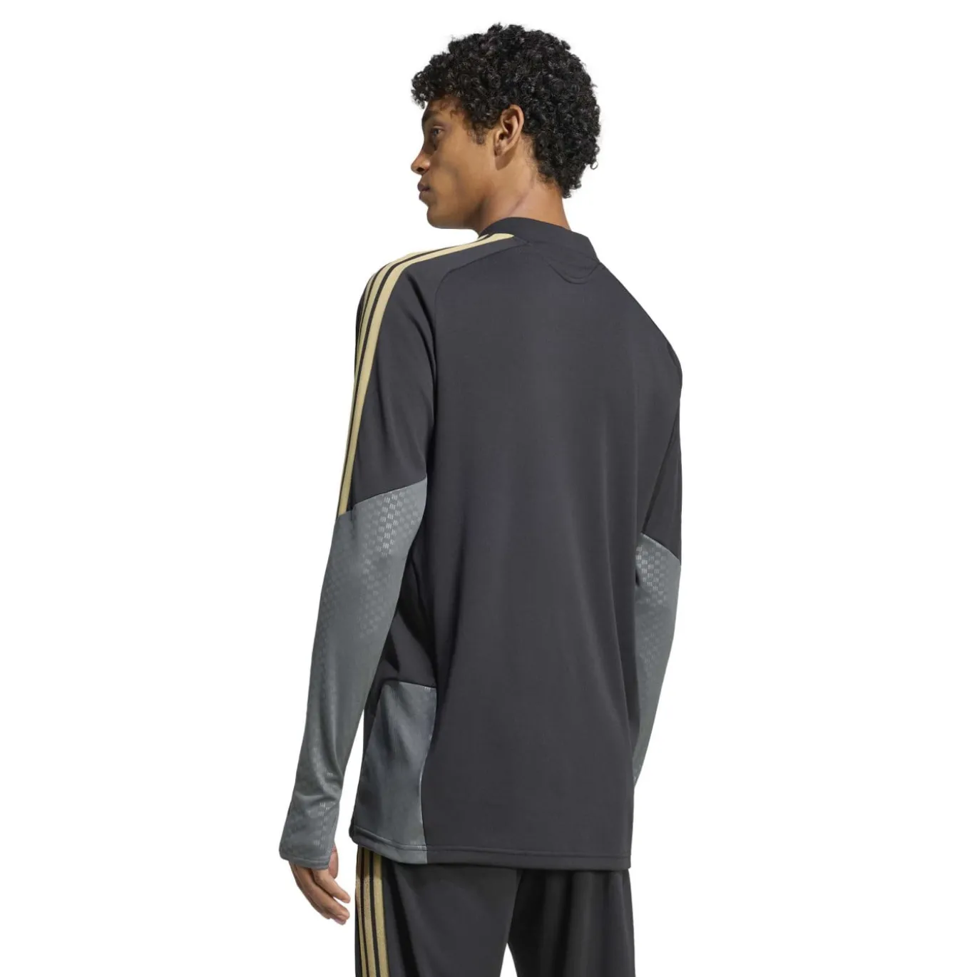 adidas Juventus Europees Trainingstrui 1/4-Zip 2026-2027 Zwart Grijs Goud