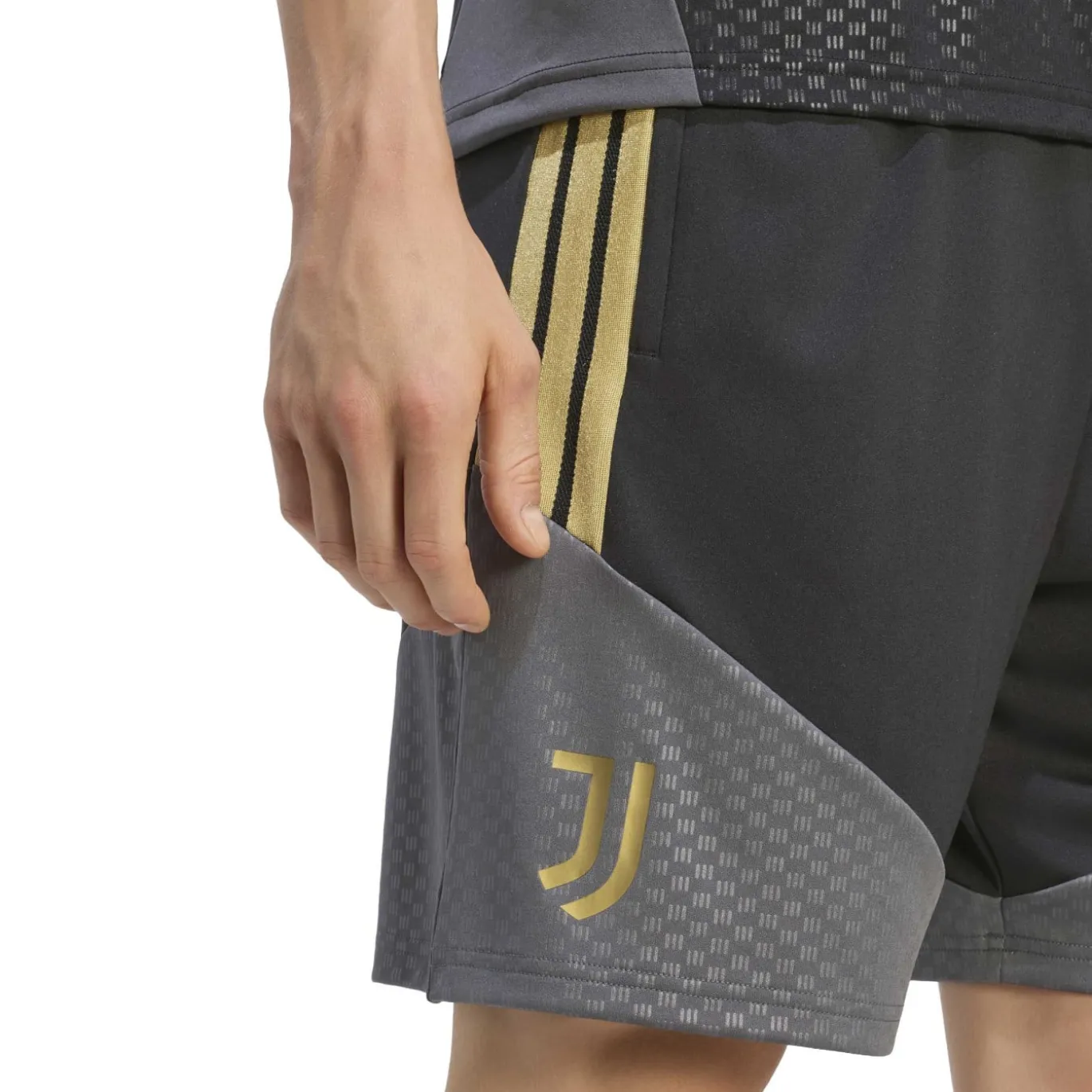 adidas Juventus Europees Trainingsbroekje 2026-2027 Zwart Grijs Goud