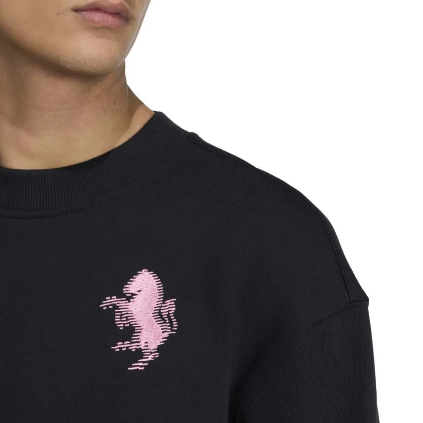 adidas Juventus Lifestyler Crew Trainingspak Zwart Roze Wit