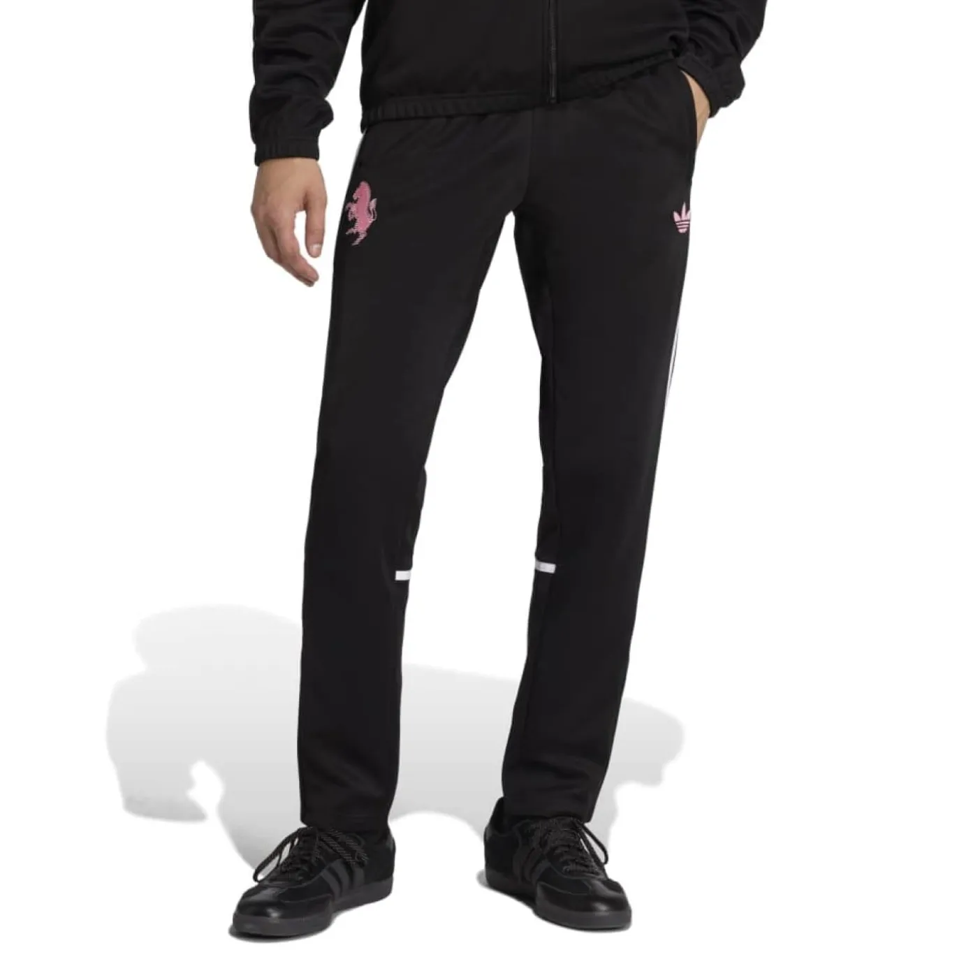 adidas Juventus Lifestyler Trainingspak Full-Zip Zwart Wit Roze