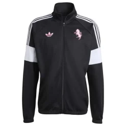 adidas Juventus Lifestyler Trainingsjack Zwart Wit Roze