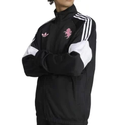 adidas Juventus Lifestyler Trainingsjack Zwart Wit Roze
