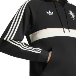 adidas Juventus Originals Trainingspak Hooded Zwart Wit