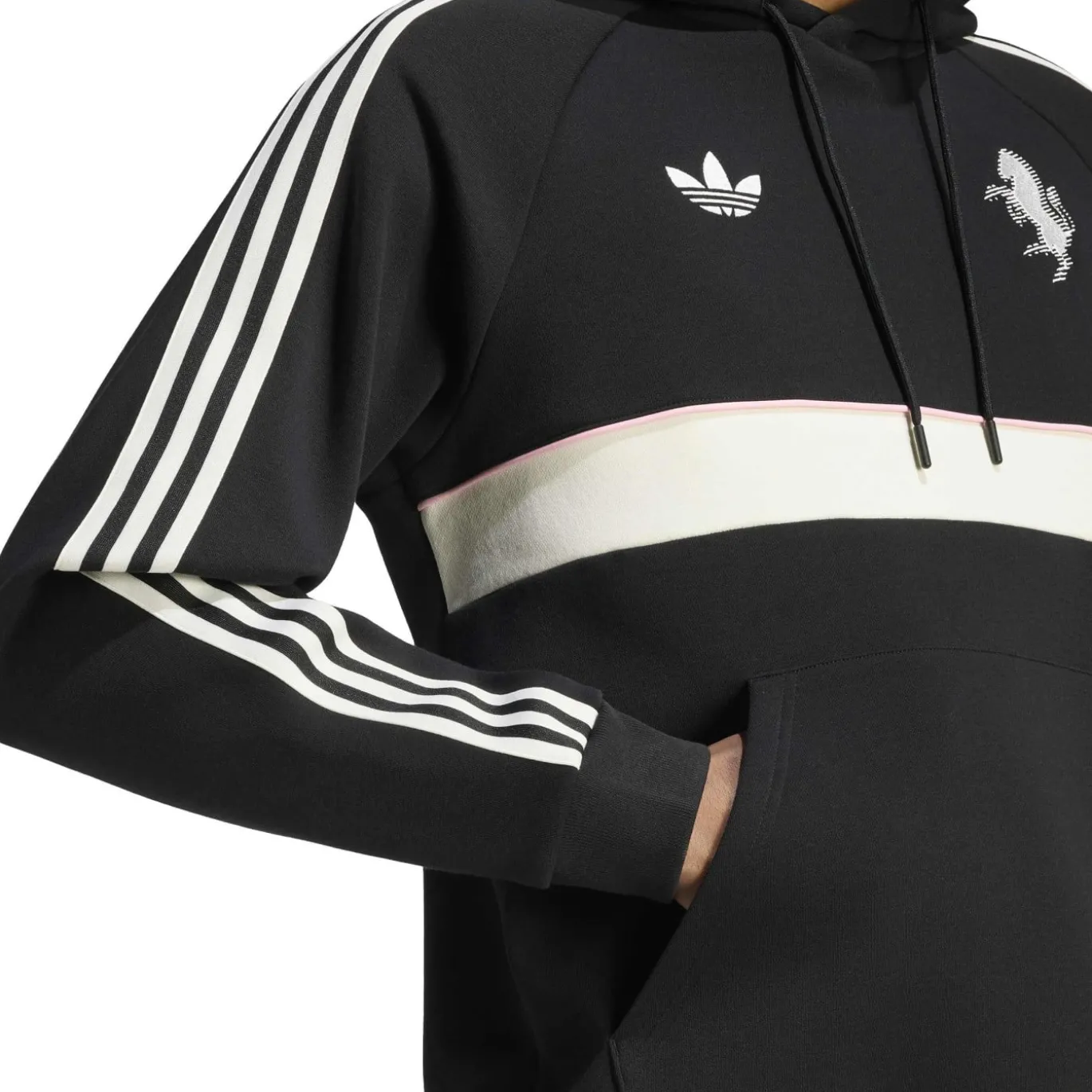 adidas Juventus Originals Trainingspak Hooded Zwart Wit