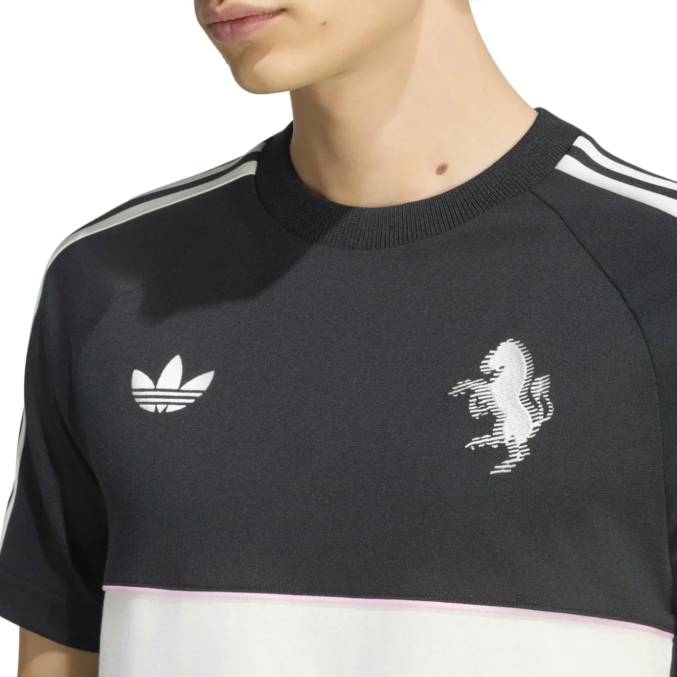 adidas Juventus Originals T-Shirt Zwart Wit