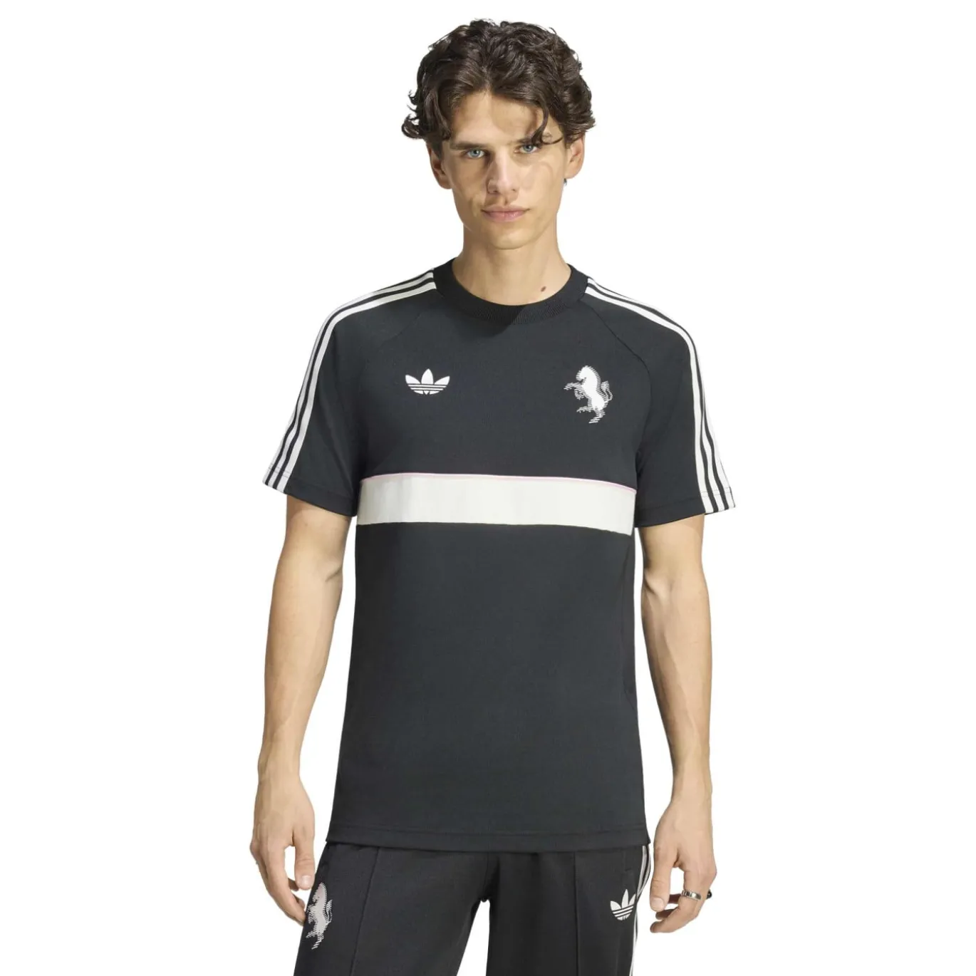 adidas Juventus Originals T-Shirt Zwart Wit