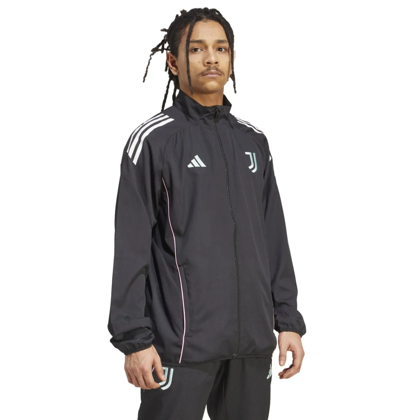 adidas Juventus Presentatie Trainingspak Full-Zip 2025-2026 Zwart