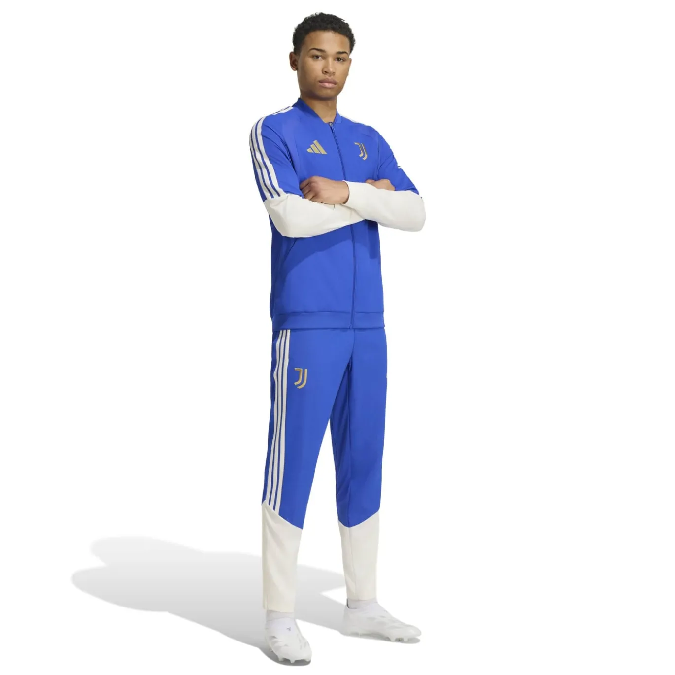 adidas Juventus Presentatie Trainingspak 2026-2027 Blauw Wit Goud