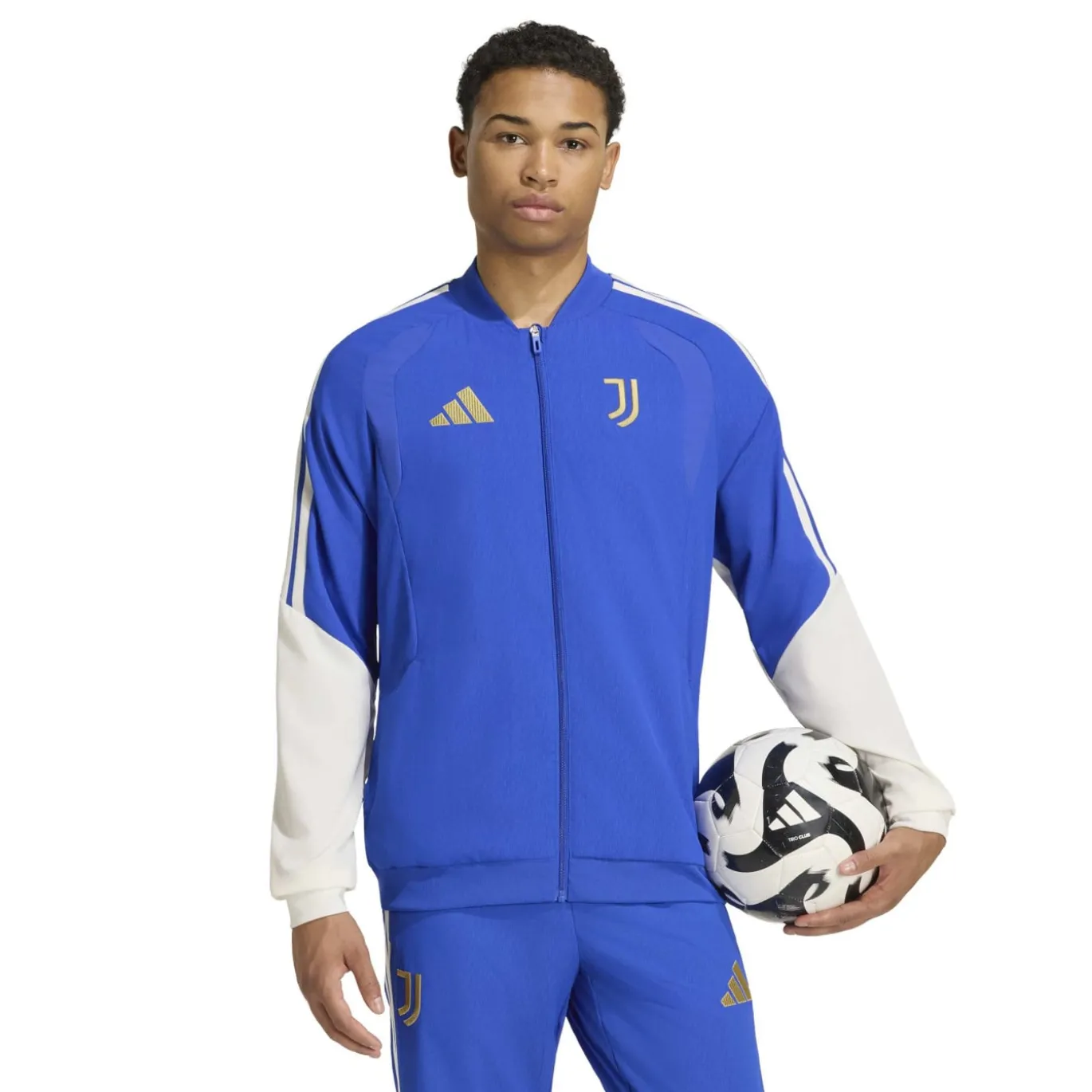 adidas Juventus Presentatie Trainingsjack 2026-2027 Blauw Wit Goud