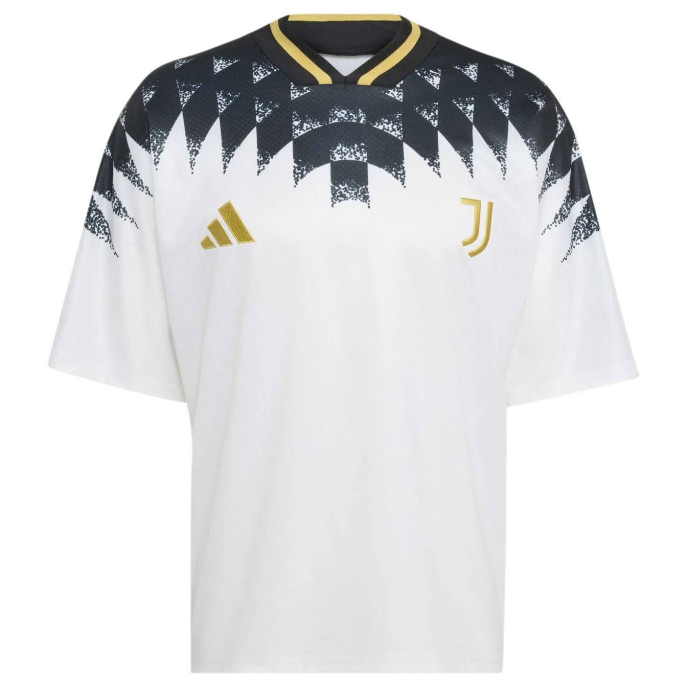 adidas Juventus Stadium T-Shirt 2026-2027 Wit Zwart Goud