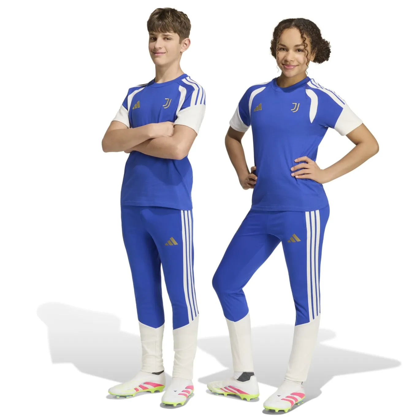 adidas Juventus Trainingsbroek 2026-2027 Kids Blauw Wit Goud