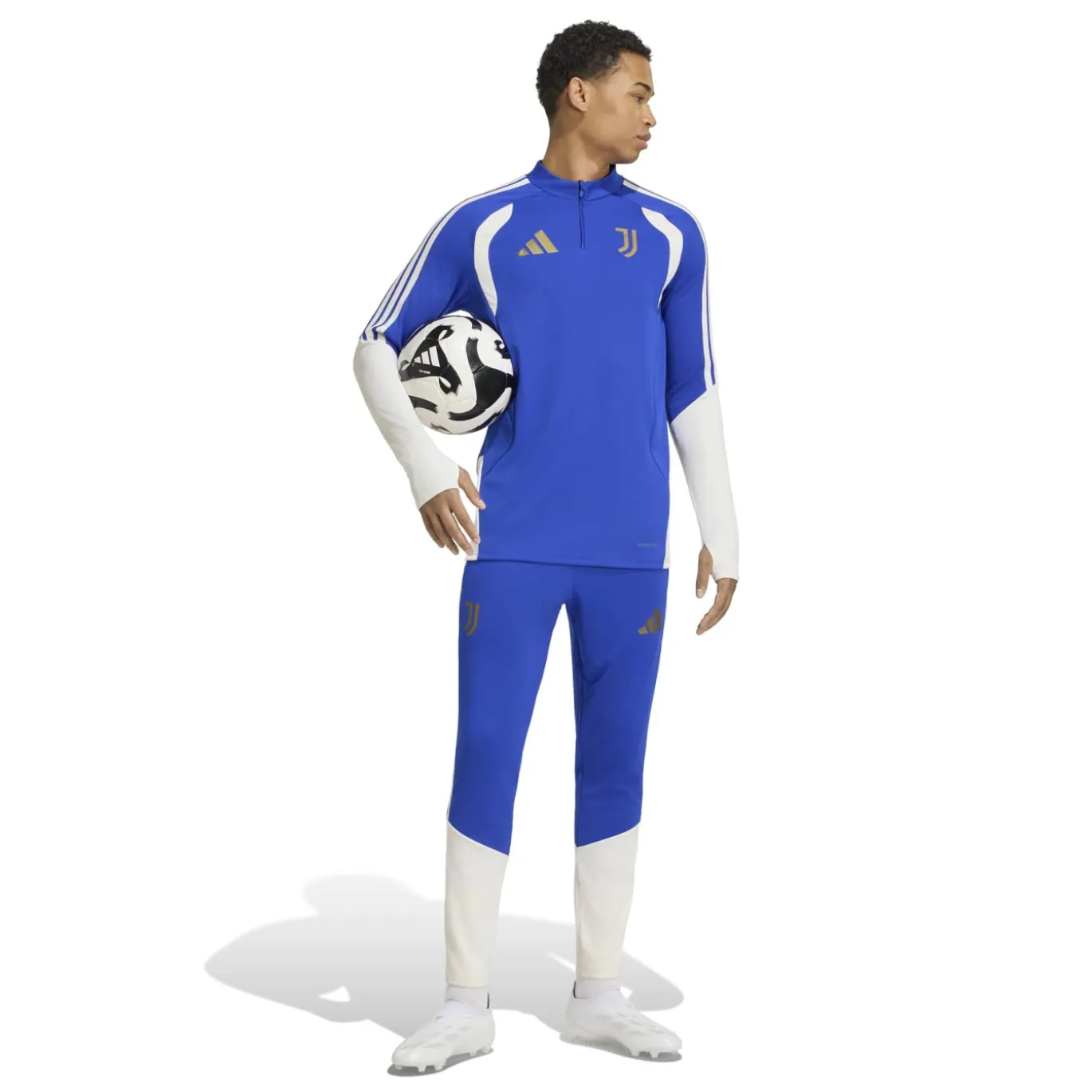 adidas Juventus Trainingsbroek 2026-2027 Blauw Wit Goud