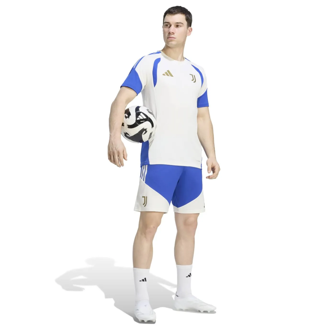 adidas Juventus Trainingsbroekje 2026-2027 Blauw Wit Goud