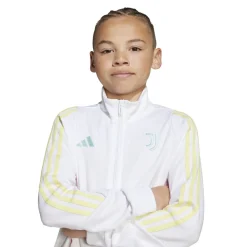 adidas Juventus Trainingspak Full-Zip 2025-2026 Kids Wit Zwart
