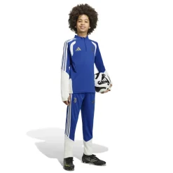 adidas Juventus Trainingspak 1/4-Zip 2026-2027 Kids Blauw Wit Goud