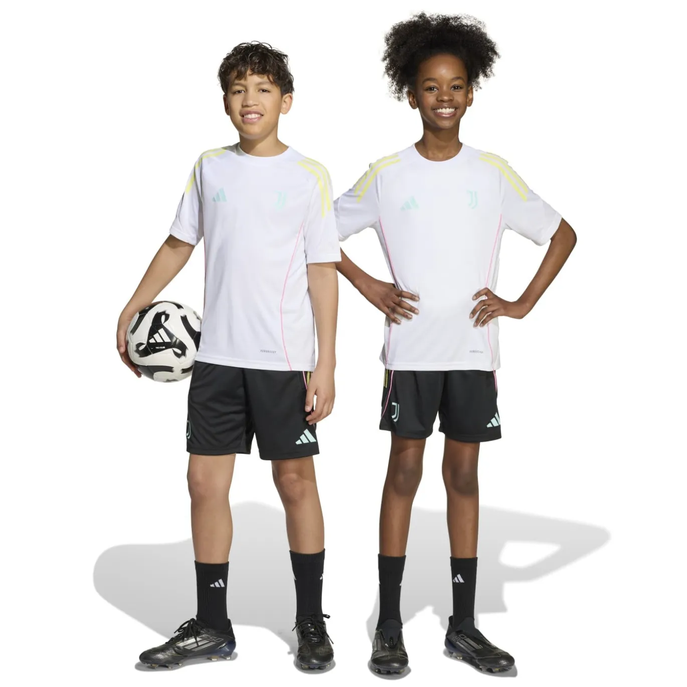 adidas Juventus Trainingsset 2025-2026 Kids Wit Zwart