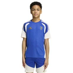 adidas Juventus Trainingsshirt 2026-2027 Kids Blauw Wit Goud