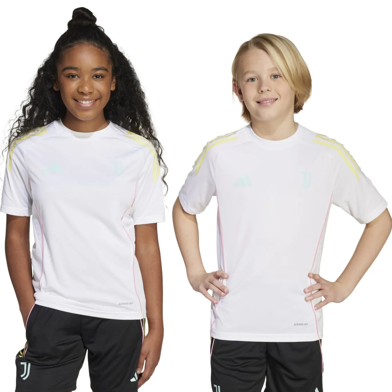 adidas Juventus Trainingsshirt 2025-2026 Kids Wit