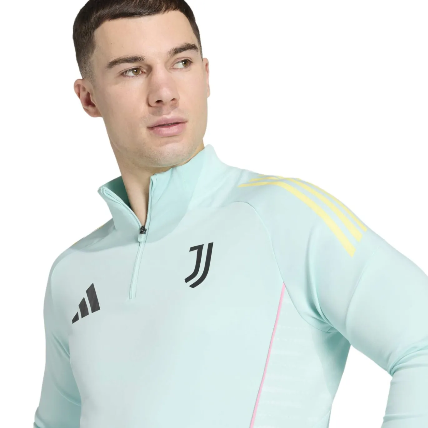 adidas Juventus Trainingstrui 1/4-Zip 2025-2026 Lichtblauw