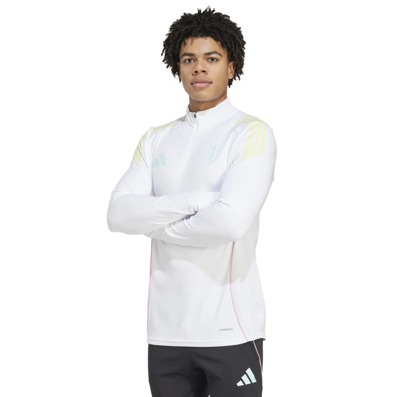 adidas Juventus Trainingstrui 1/4-Zip 2025-2026 Wit