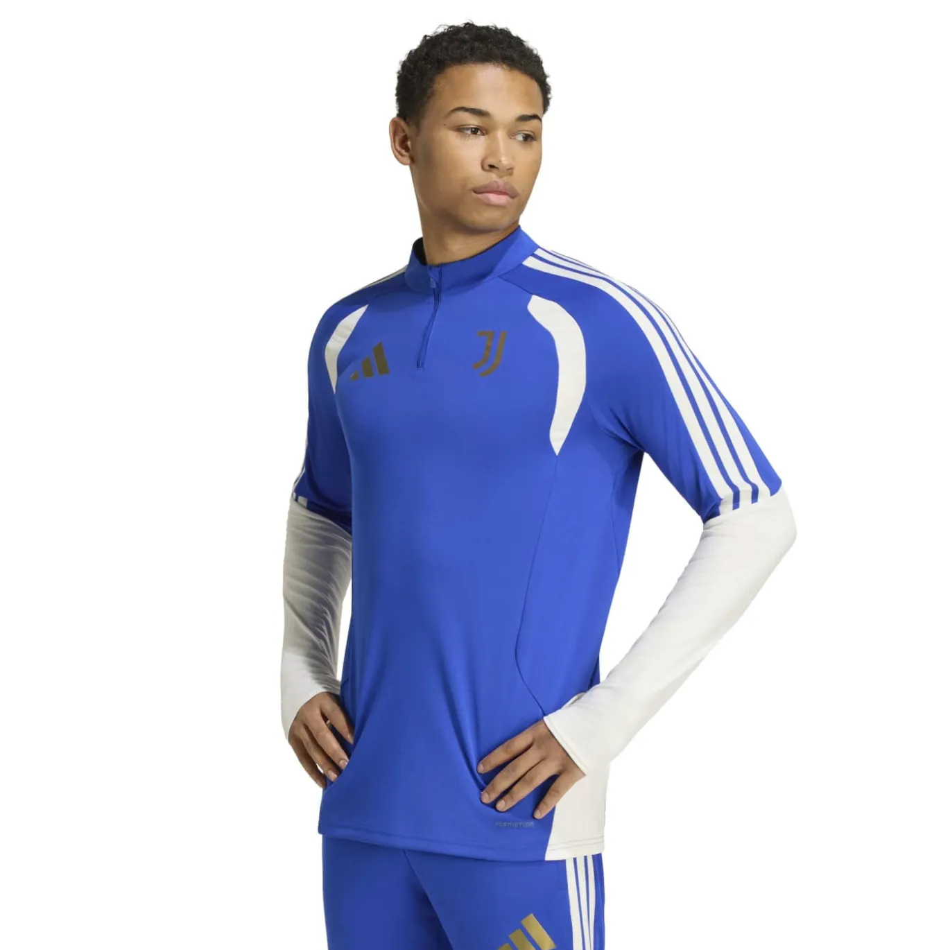 adidas Juventus Trainingstrui 1/4-Zip 2026-2027 Blauw Wit Goud