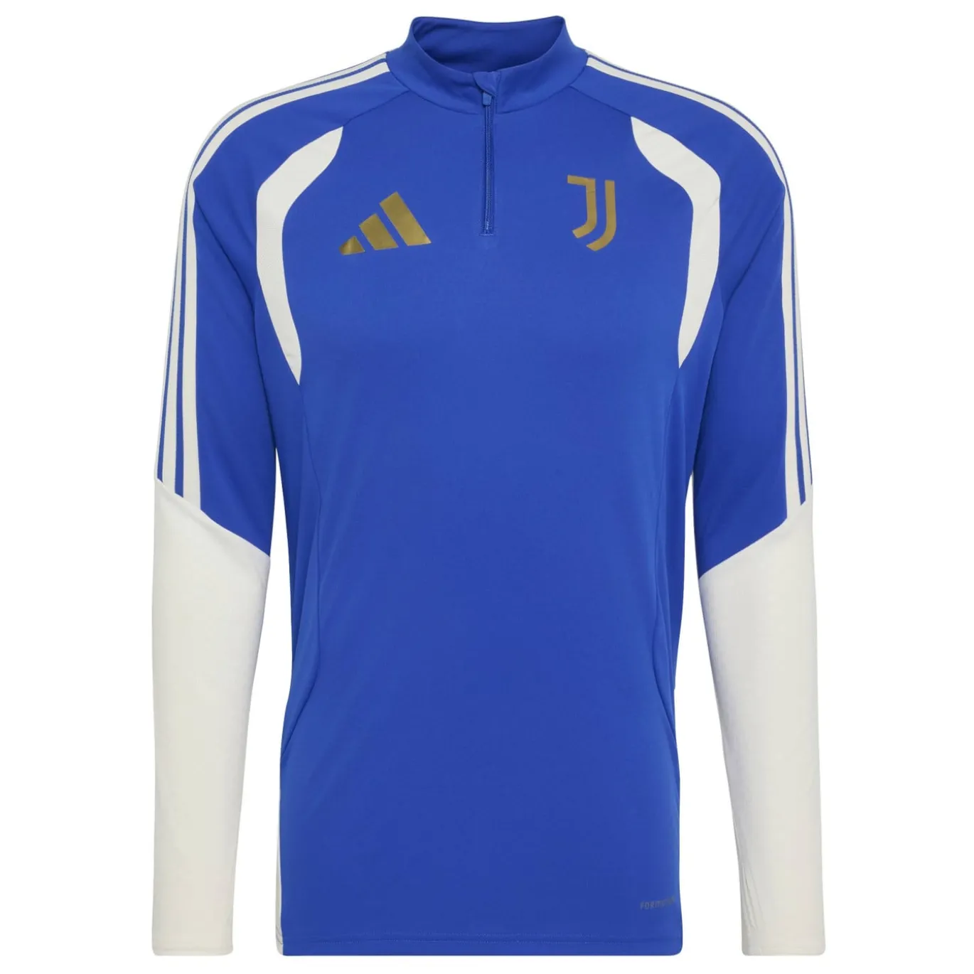 adidas Juventus Trainingstrui 1/4-Zip 2026-2027 Blauw Wit Goud