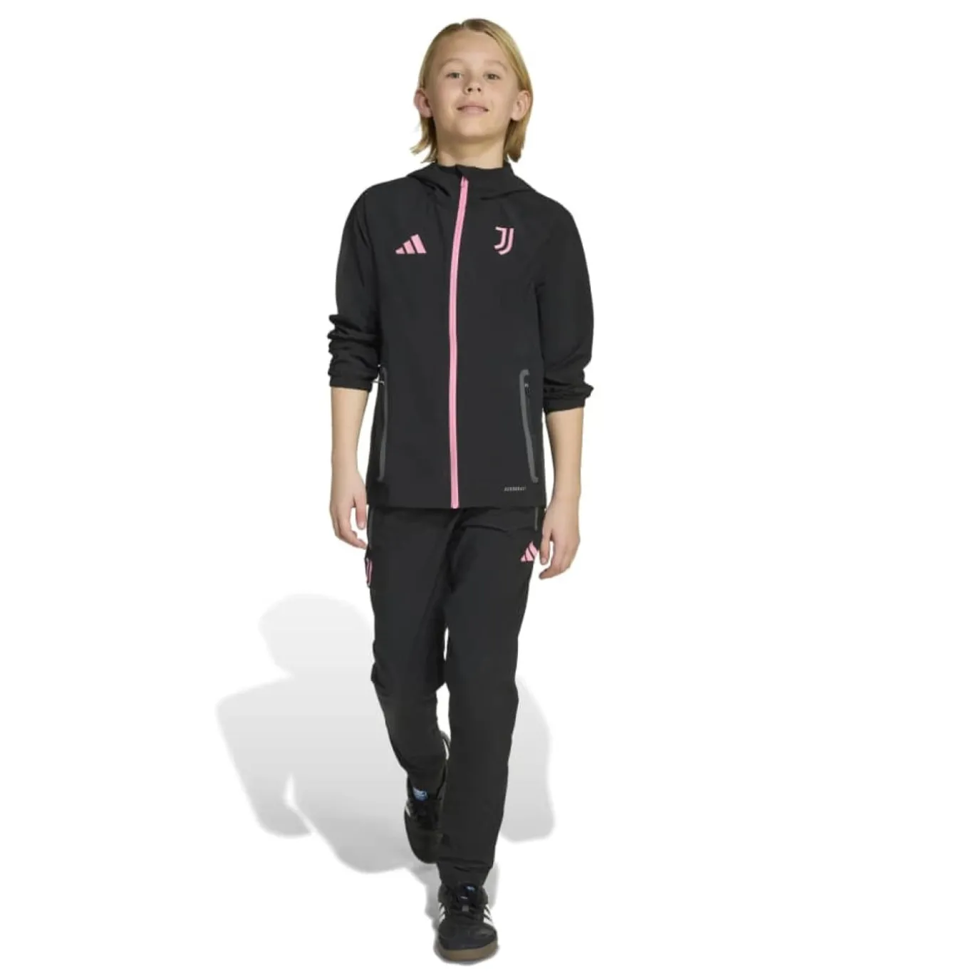 adidas Juventus Vis Tech Vest Kids Zwart Roze
