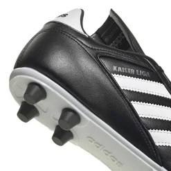 adidas Kaiser Liga 2 Gras Voetbalschoenen (FG) Zwart Wit
