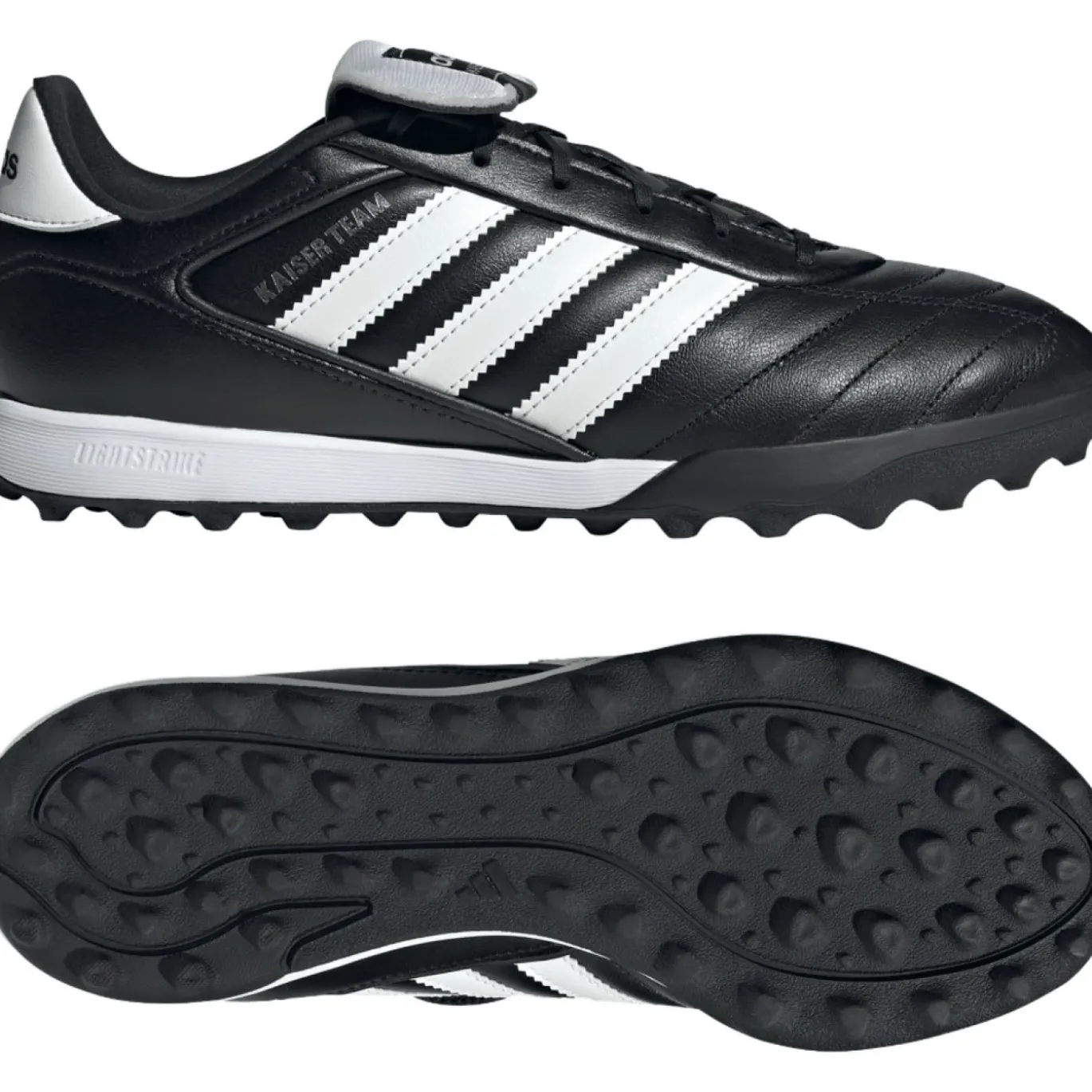 adidas Kaiser Team 2 Turf Voetbalschoenen (TF) Zwart Wit