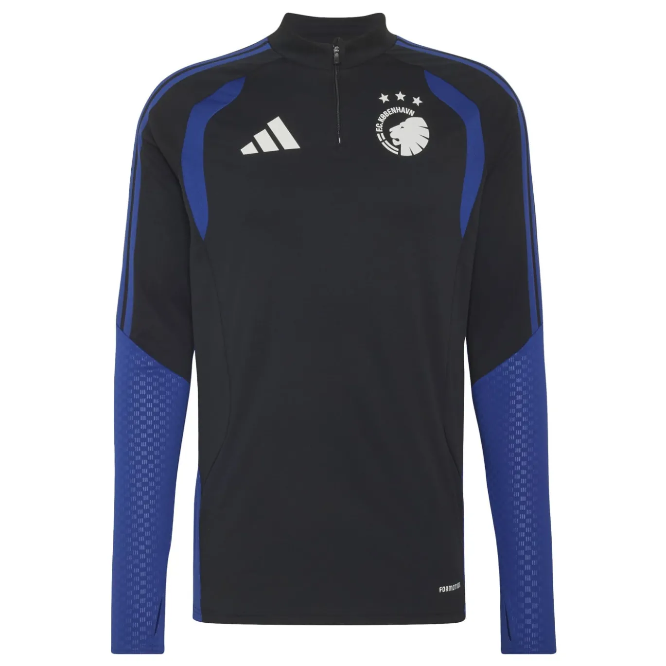 adidas Kopenhagen Trainingstrui 1/4-Zip 2026-2027 Zwart Donkerblauw Wit