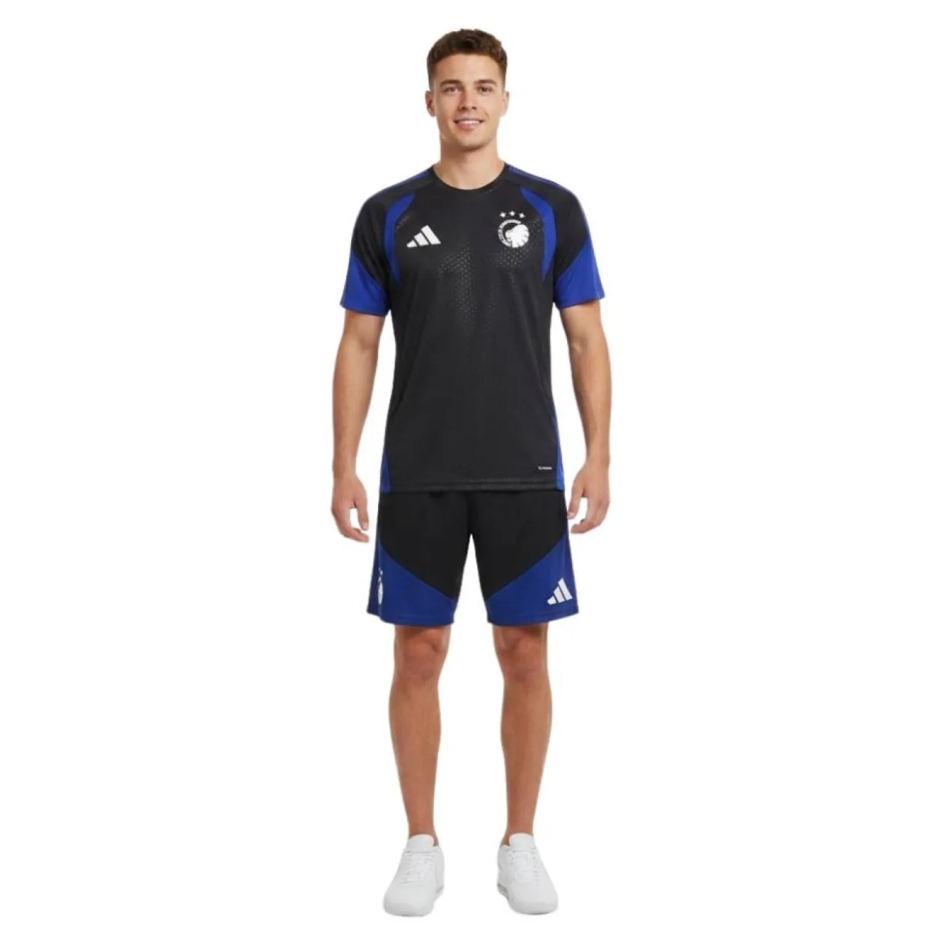 adidas Kopenhagen Trainingsset 2026-2027 Zwart Donkerblauw Wit