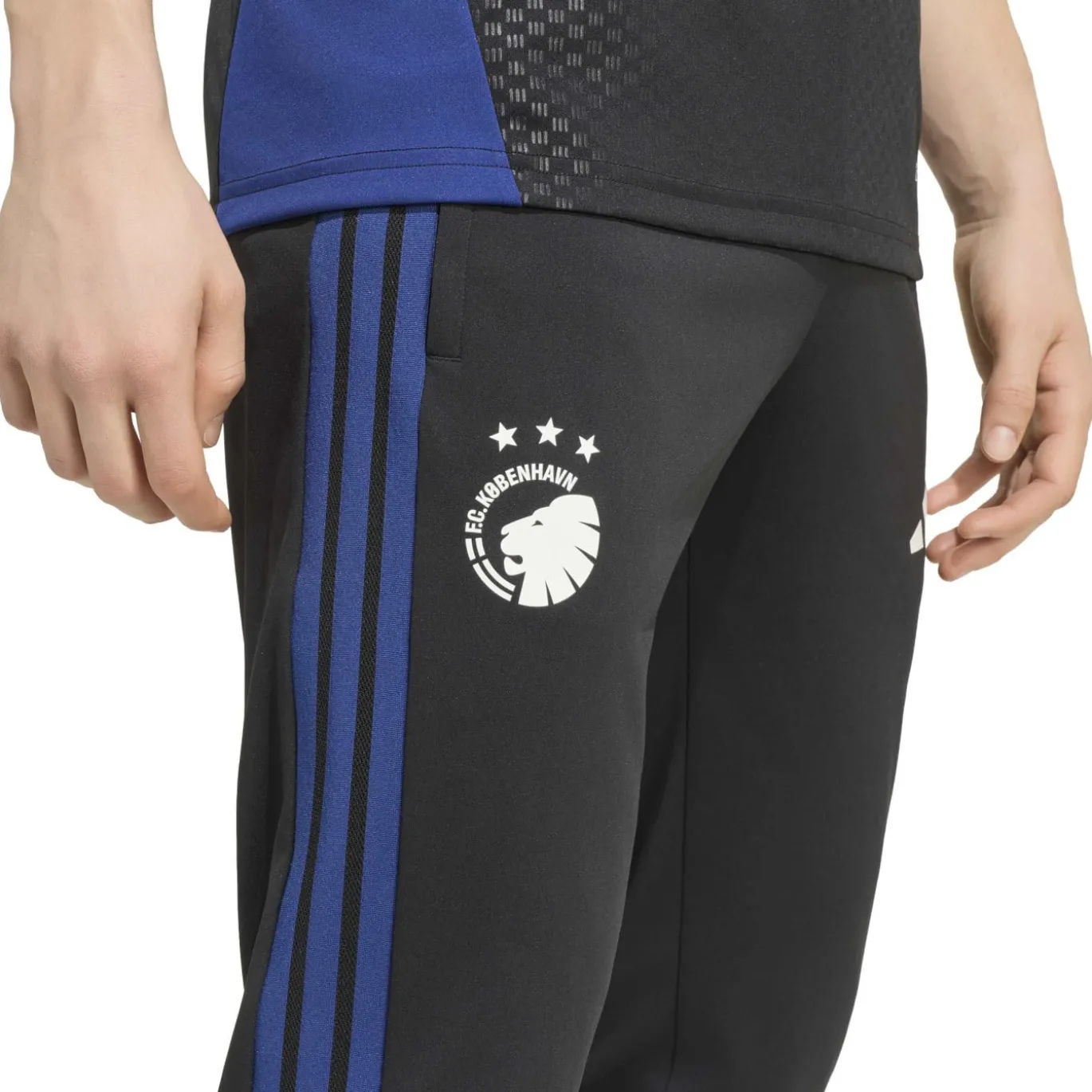 adidas Kopenhagen Trainingspak 1/4-Zip 2026-2027 Zwart Donkerblauw Wit
