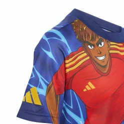 adidas Lamine Yamal Anime T-Shirt Kids Blauw Rood