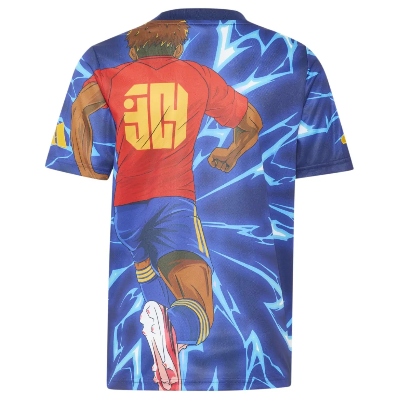 adidas Lamine Yamal Zomerset Kids Blauw Donkerblauw Rood Oranje
