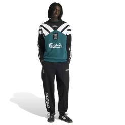 adidas Liverpool Crew Sweater 1995-1996 Zwart Groen Wit