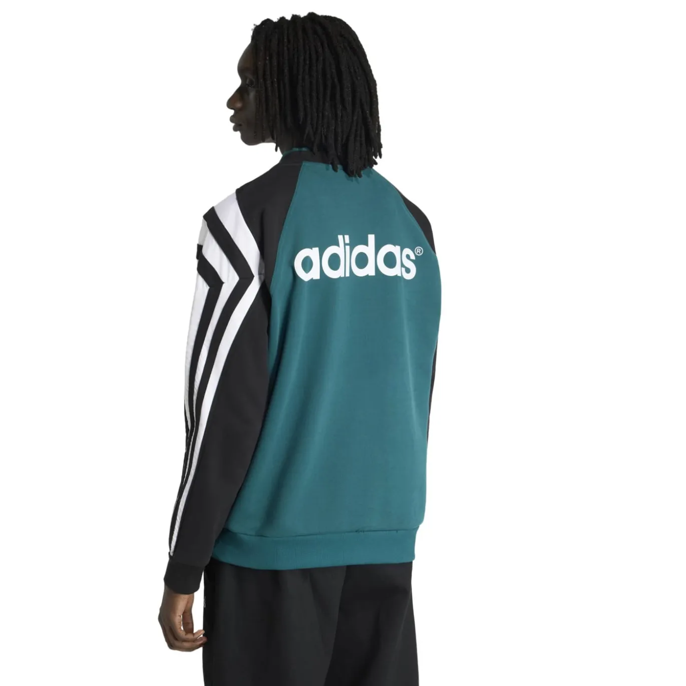 adidas Liverpool Crew Trainingspak 1995-1996 Zwart Groen Wit