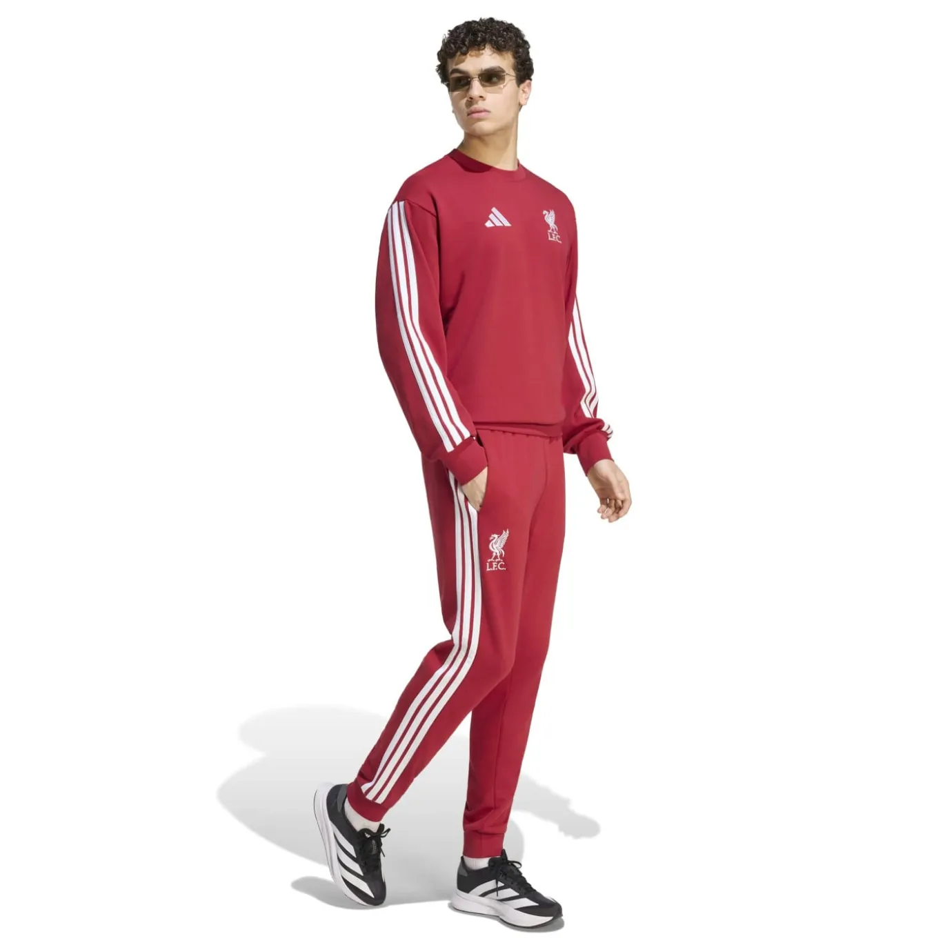 adidas Liverpool DNA Crew Trainingspak 2026-2027 Rood Wit