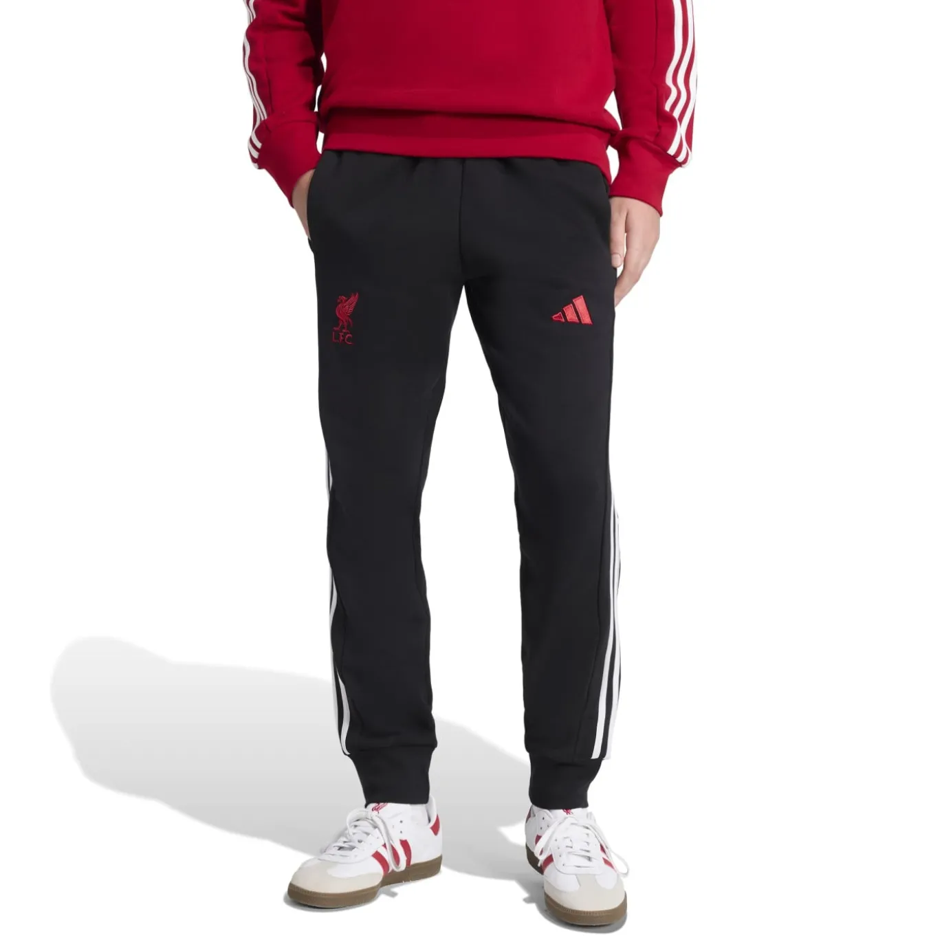 adidas Liverpool DNA Joggingbroek Zwart Rood Wit